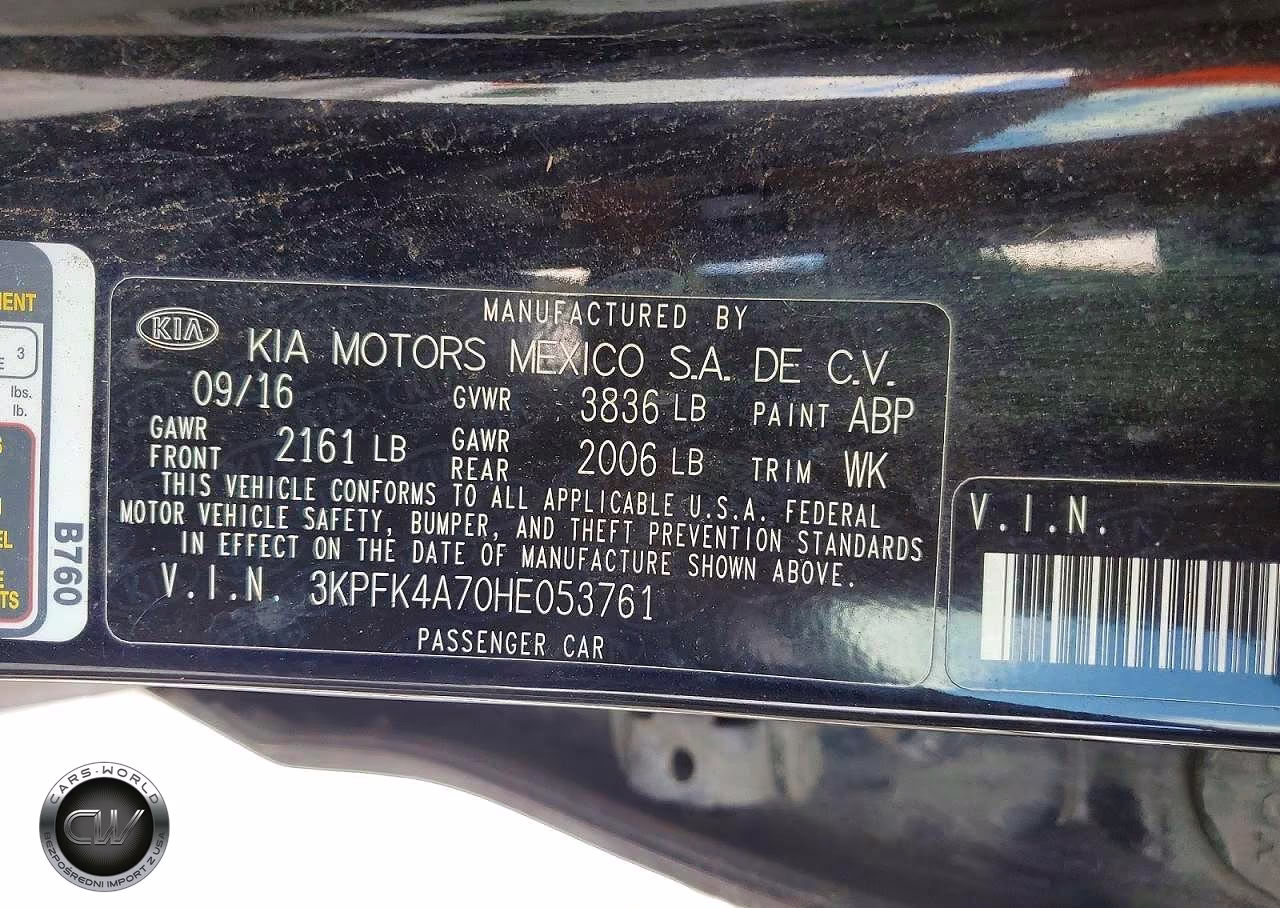 2017 Kia Forte Lx VIN:3KPFK4A70HE053761 - 12
