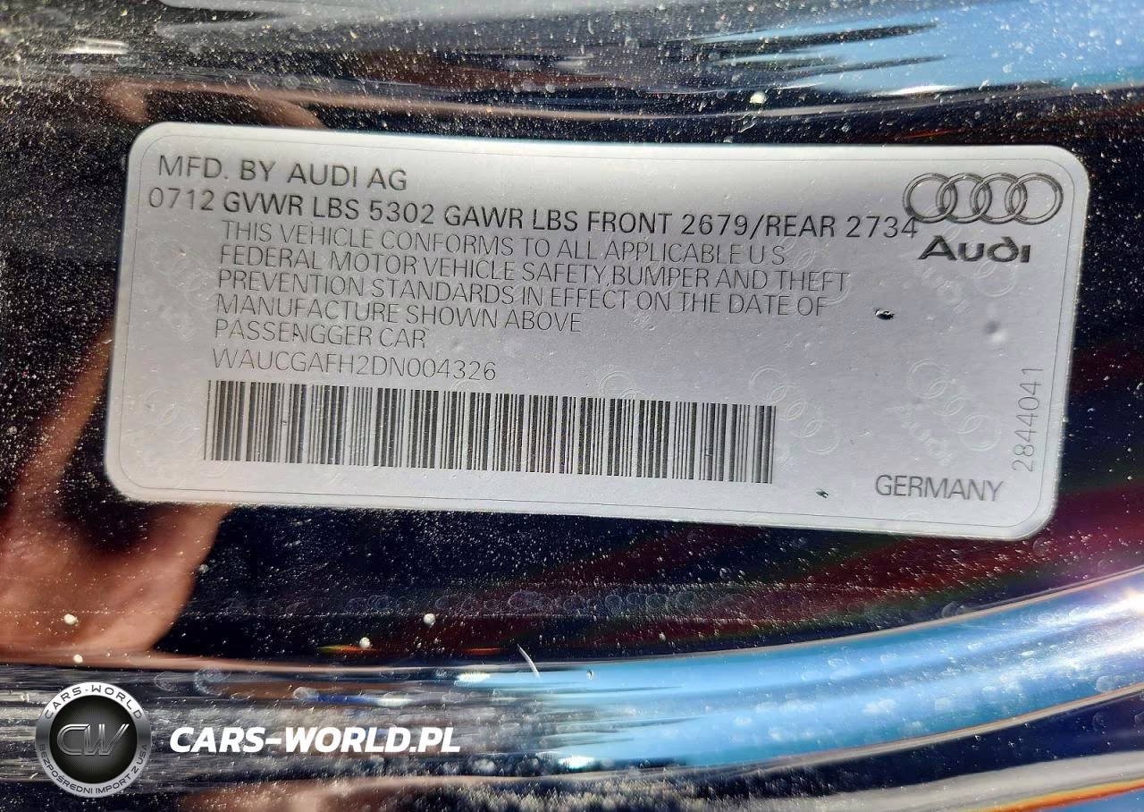 2013 Audi S5 Premium Plus VIN:WAUCGAFH2DN004326 - 12