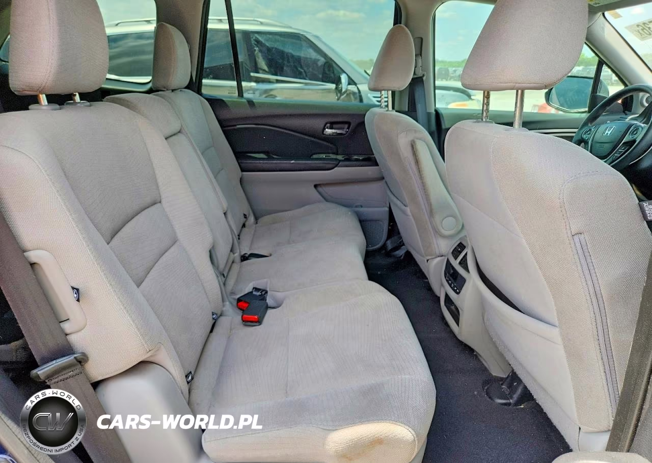 2017 Honda Pilot Ex VIN:5FNYF5H33HB037618 - 11