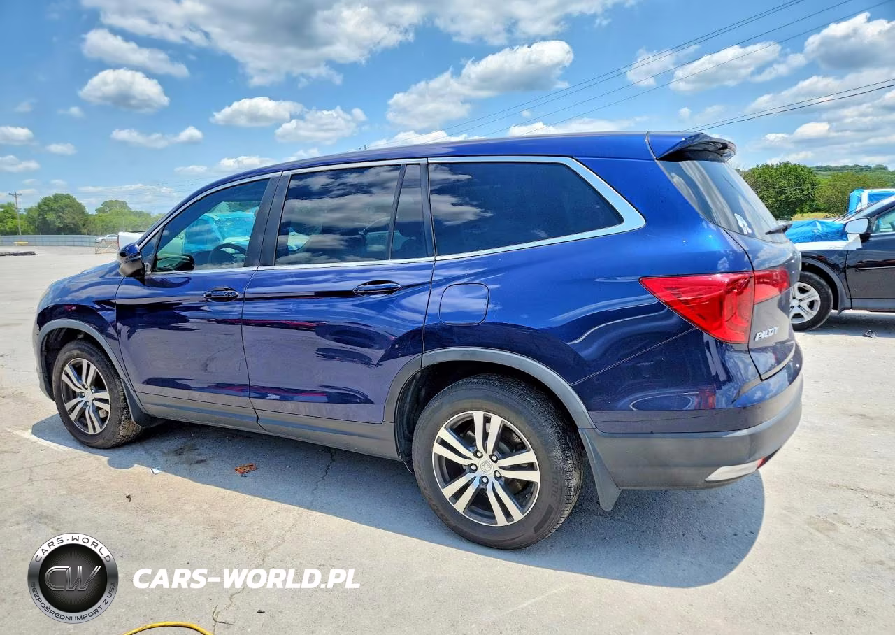 2017 Honda Pilot Ex VIN:5FNYF5H33HB037618 - 2