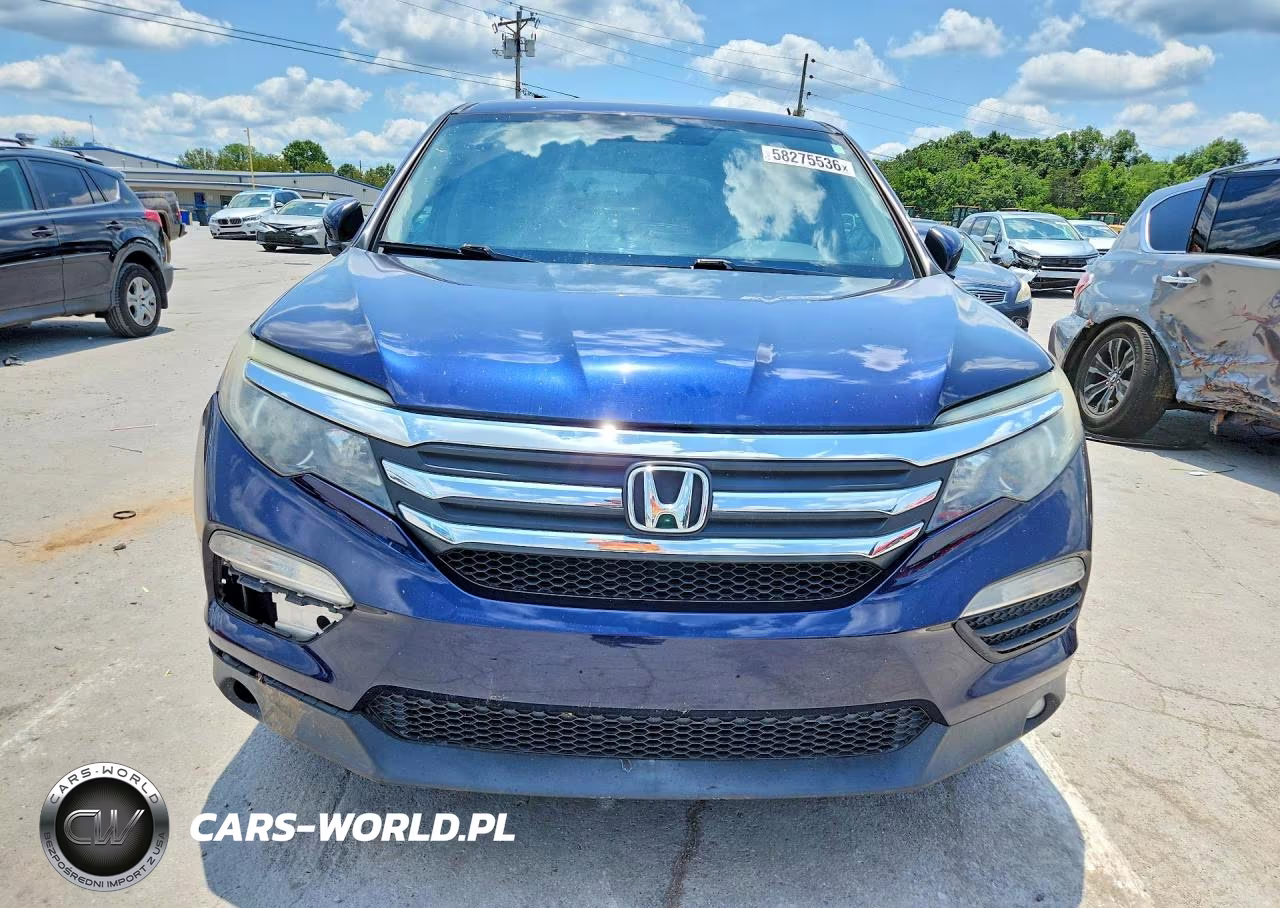 2017 Honda Pilot Ex VIN:5FNYF5H33HB037618 - 5