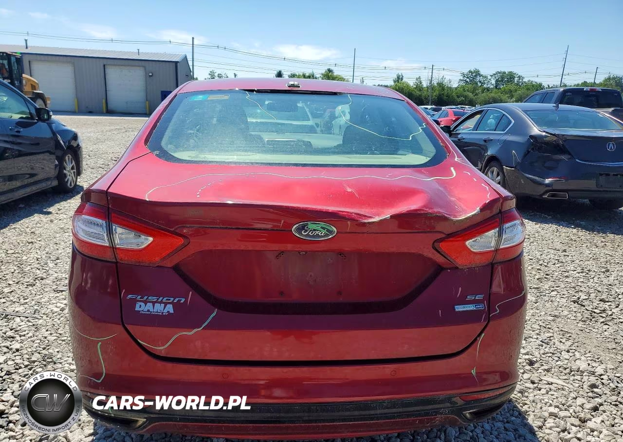 2016 Ford Fusion Se VIN:3FA6P0T99GR310129 - 6