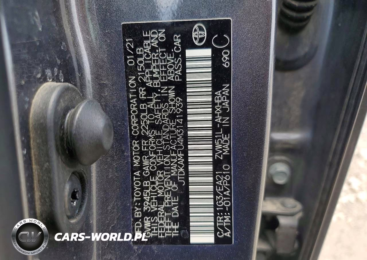 2021 Toyota Prius Limited VIN:JTDKAMFU4M3141939 - 13