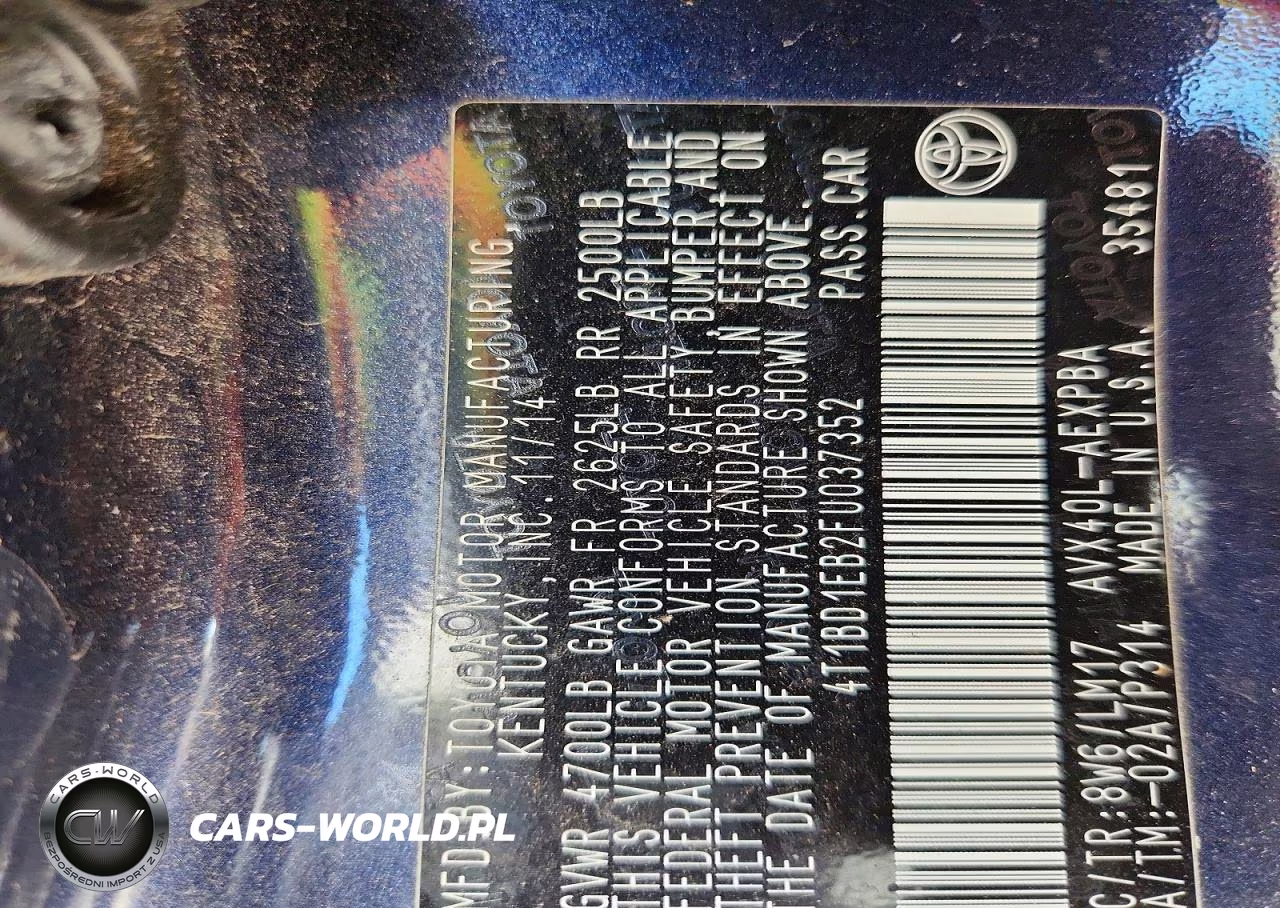 2015 Toyota Avalon Hybrid Limited VIN:4T1BD1EB2FU037352 - 12