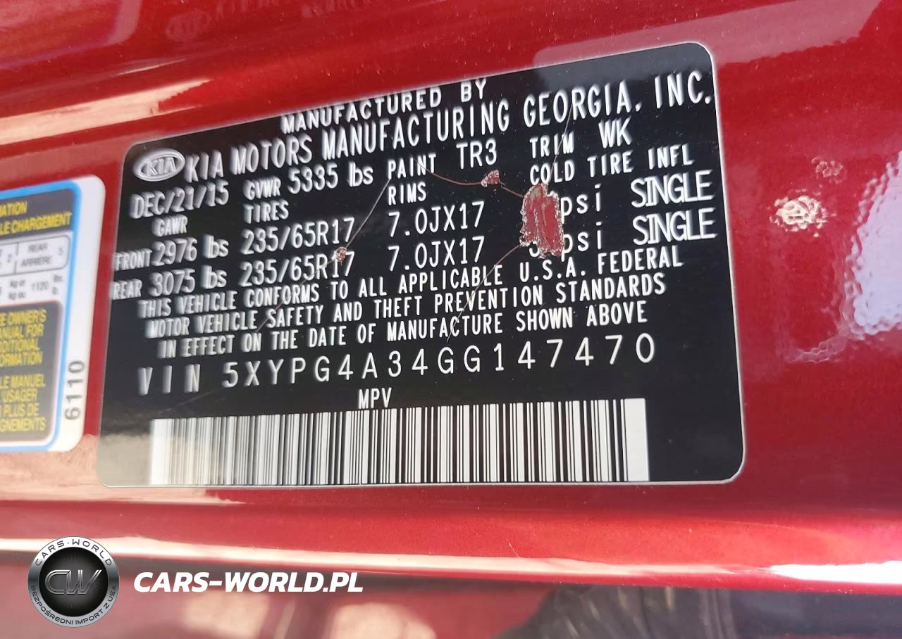 2016 Kia Sorento Lx VIN:5XYPG4A34GG147470 - 13