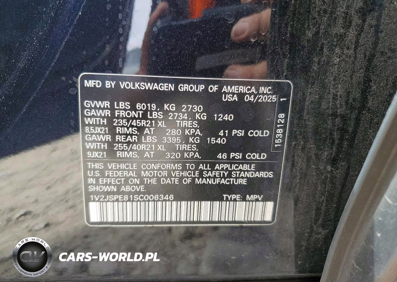 2025 Volkswagen Id.4 Pro S Plus VIN:1V2JSPE81SC006346 - 13