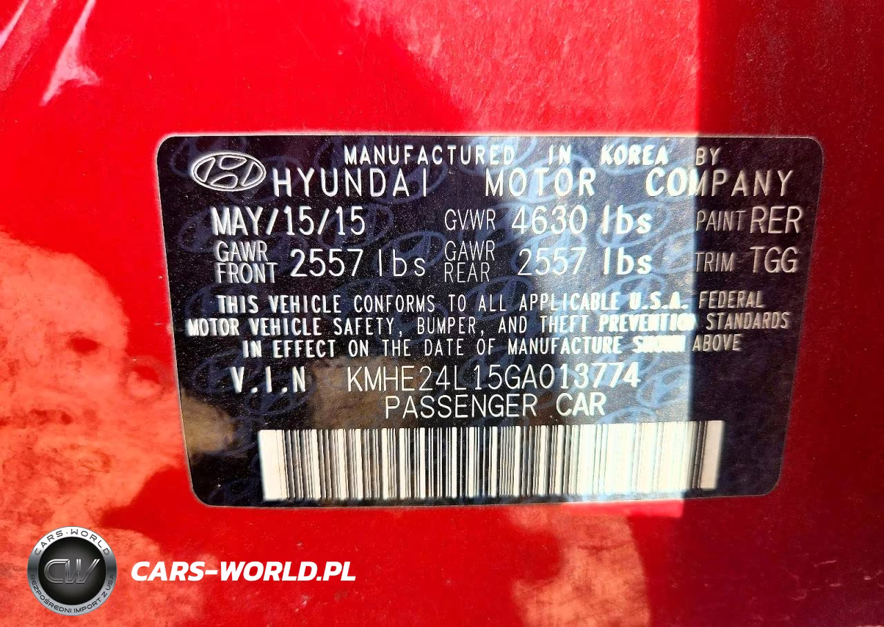 2016 Hyundai Sonata Hybrid Se VIN:KMHE24L15GA013774 - 13