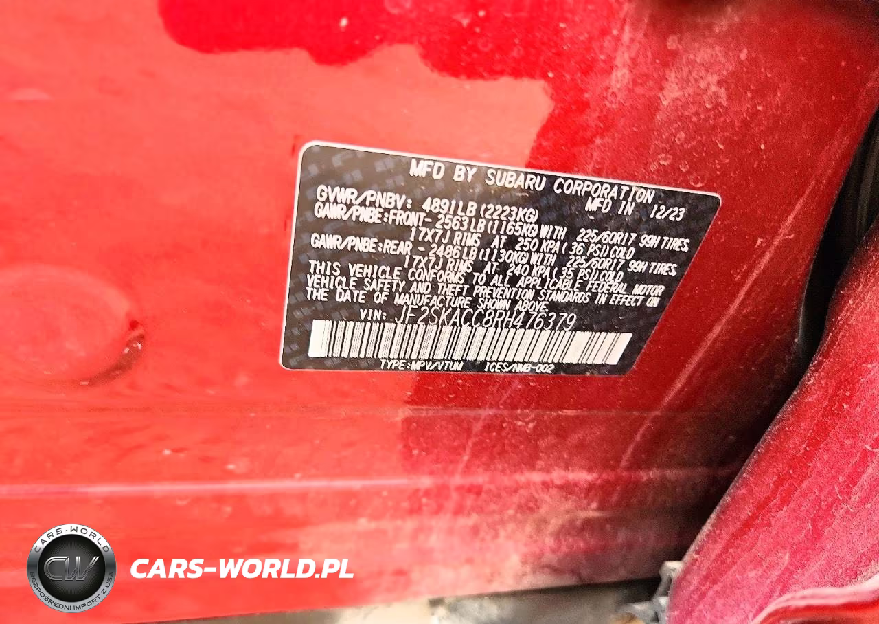 2024 Subaru Forester Premium VIN:JF2SKACC8RH476379 - 12