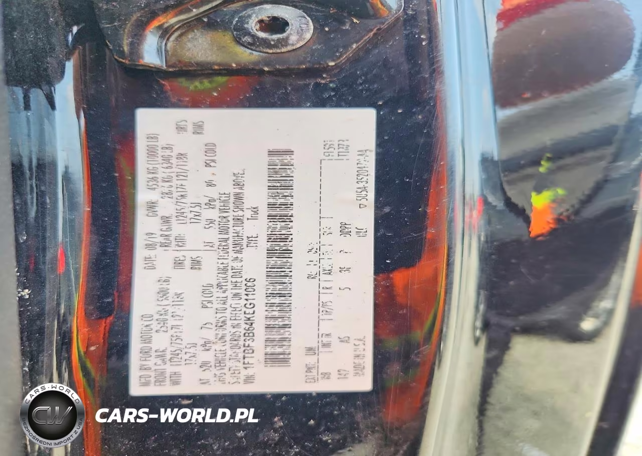 2019 Ford F350 Super Duty VIN:1FTBF3B64KEG11066 - 12