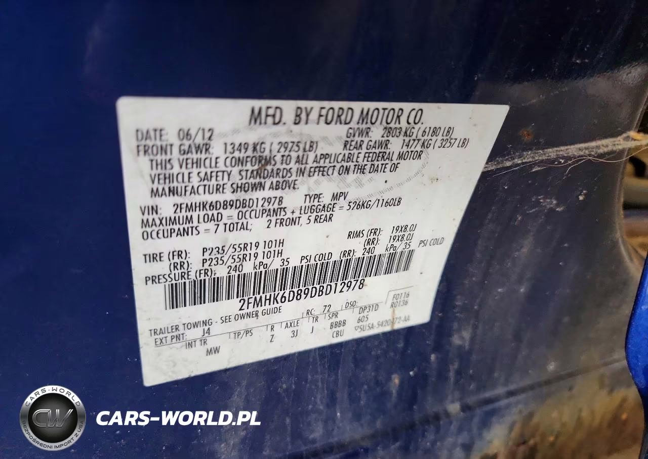 2013 Ford Flex Limited VIN:2FMHK6D89DBD12978 - 12