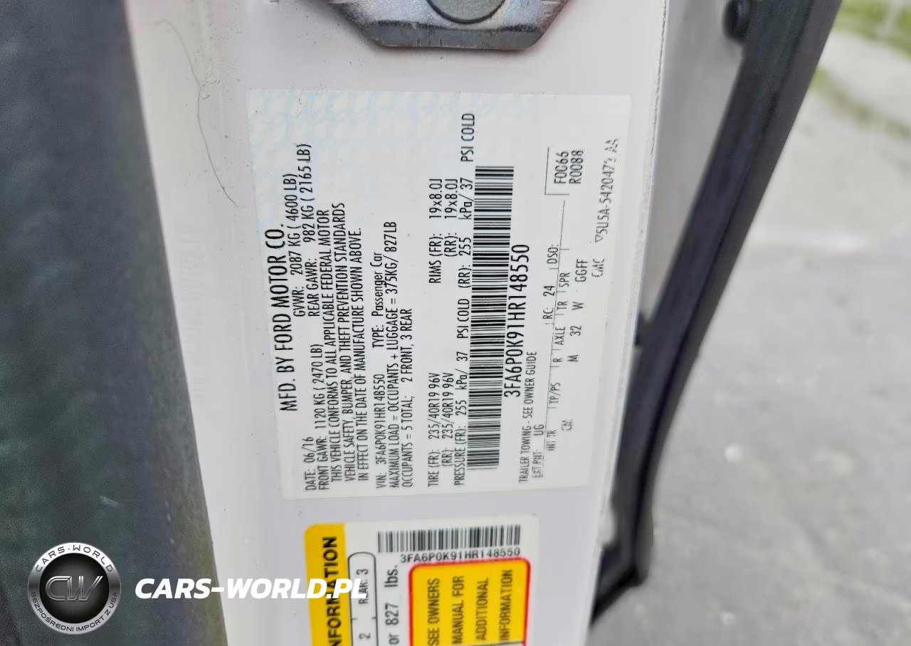 2017 Ford Fusion Titanium VIN:3FA6P0K91HR148550 - 12