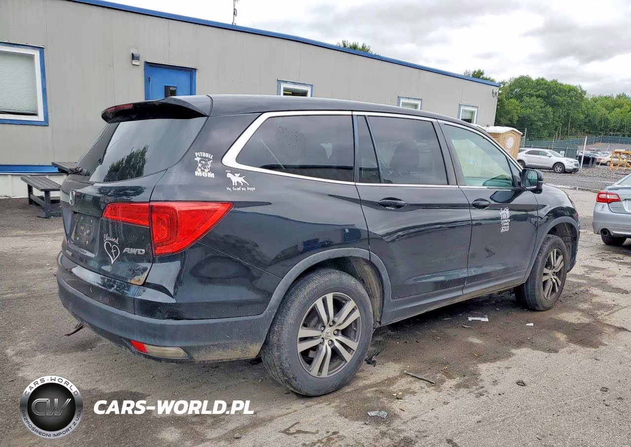 2016 Honda Pilot Exl VIN:5FNYF6H51GB094311 - 3