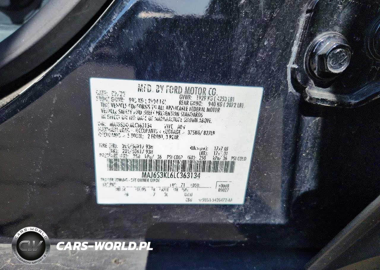 2020 Ford Ecosport Titanium VIN:MAJ6S3KL6LC363134 - 13
