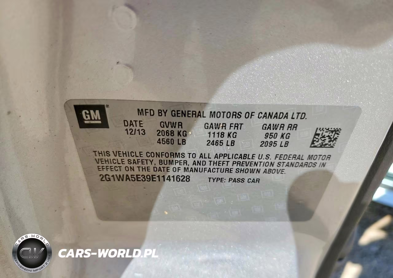 2014 Chevrolet Impala Limited Ls VIN:2G1WA5E39E1141628 - 12
