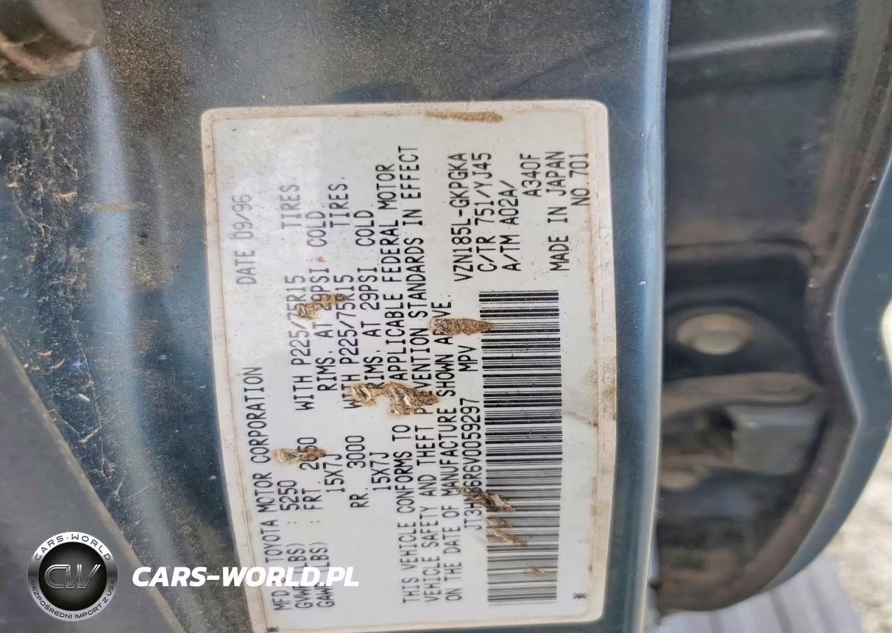 1997 Toyota 4Runner Sr5 VIN:JT3HN86R6V0059297 - 13