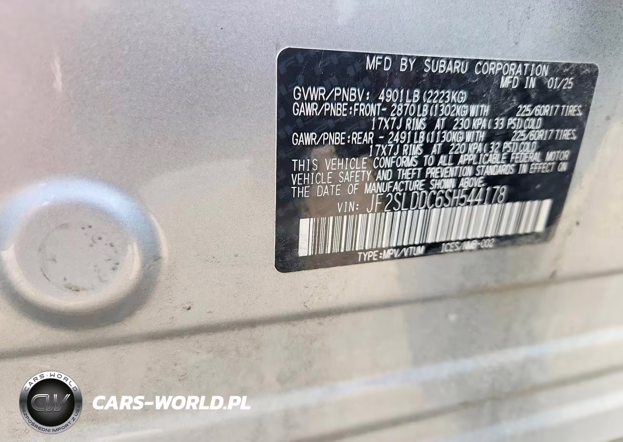 2025 Subaru Forester Premium VIN:JF2SLDDC6SH544178 - 14