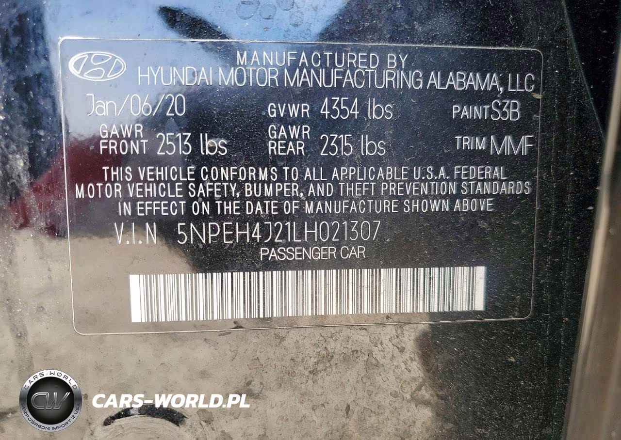 2020 Hyundai Sonata Limited VIN:5NPEH4J21LH021307 - 12