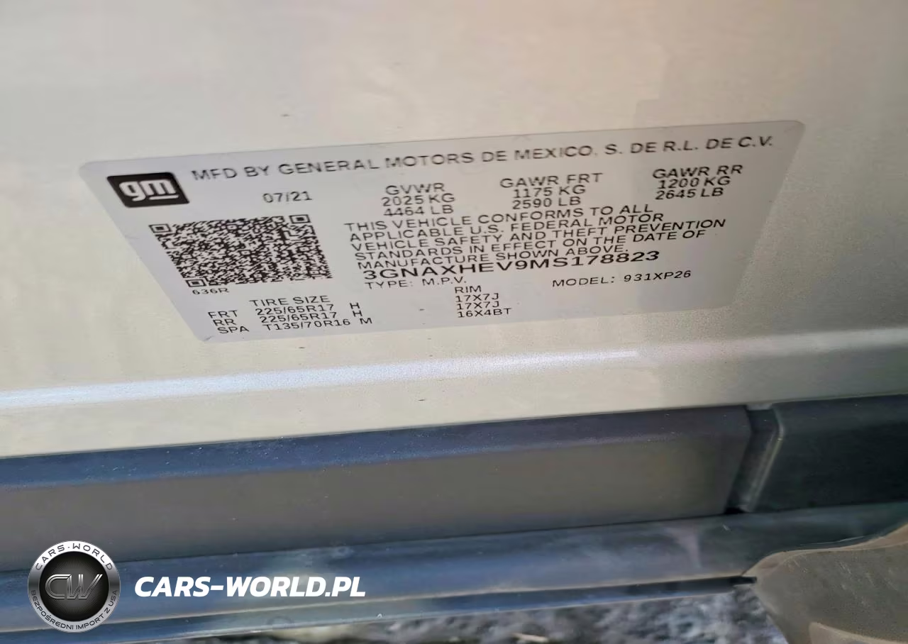 2021 Chevrolet Equinox Ls VIN:3GNAXHEV9MS178823 - 13