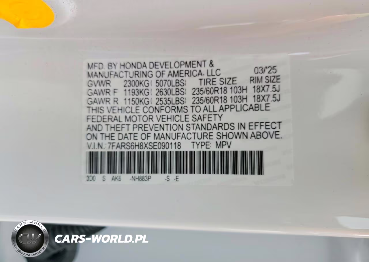 2025 Honda Cr-V Sport-L VIN:7FARS6H8XSE090118 - 13