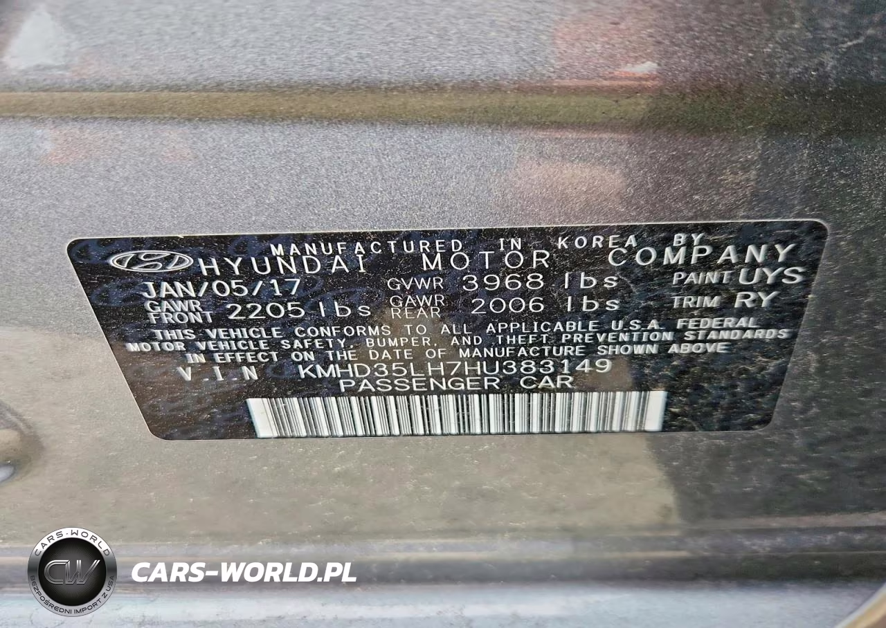 2017 Hyundai Elantra Gt Base VIN:KMHD35LH7HU383149 - 12