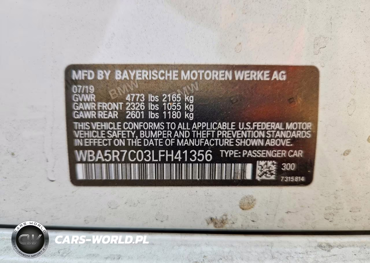 2020 BMW 330Xi VIN:WBA5R7C03LFH41356 - 12