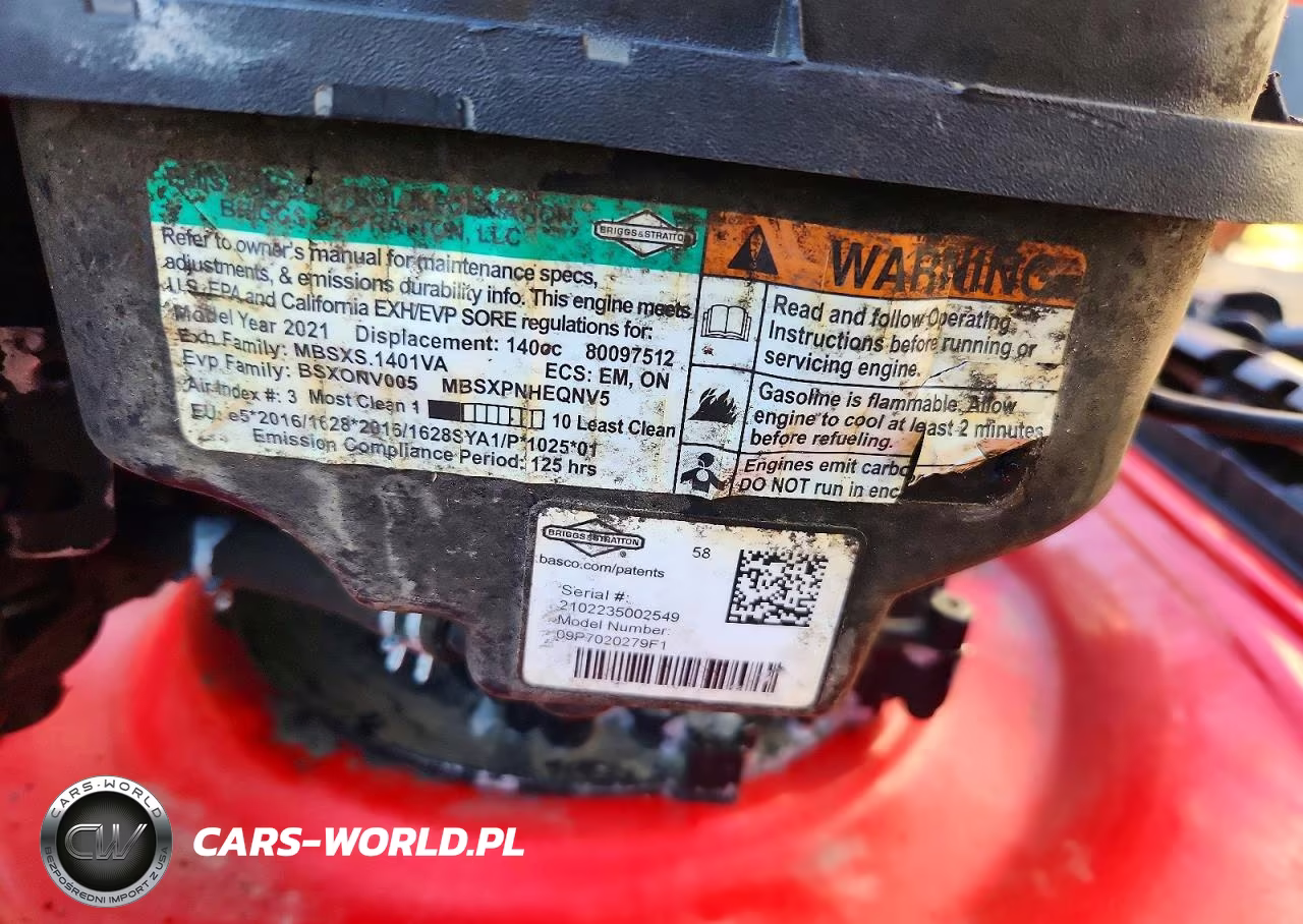 2025 Lawn Mower VIN:25M110 - 8