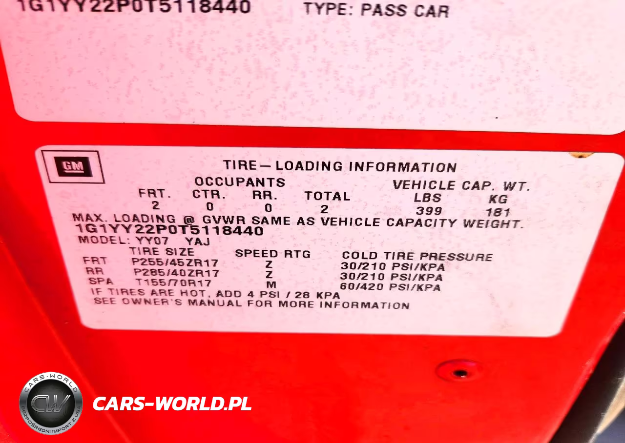 1996 Chevrolet Corvette VIN:1G1YY22P0T5118440 - 13