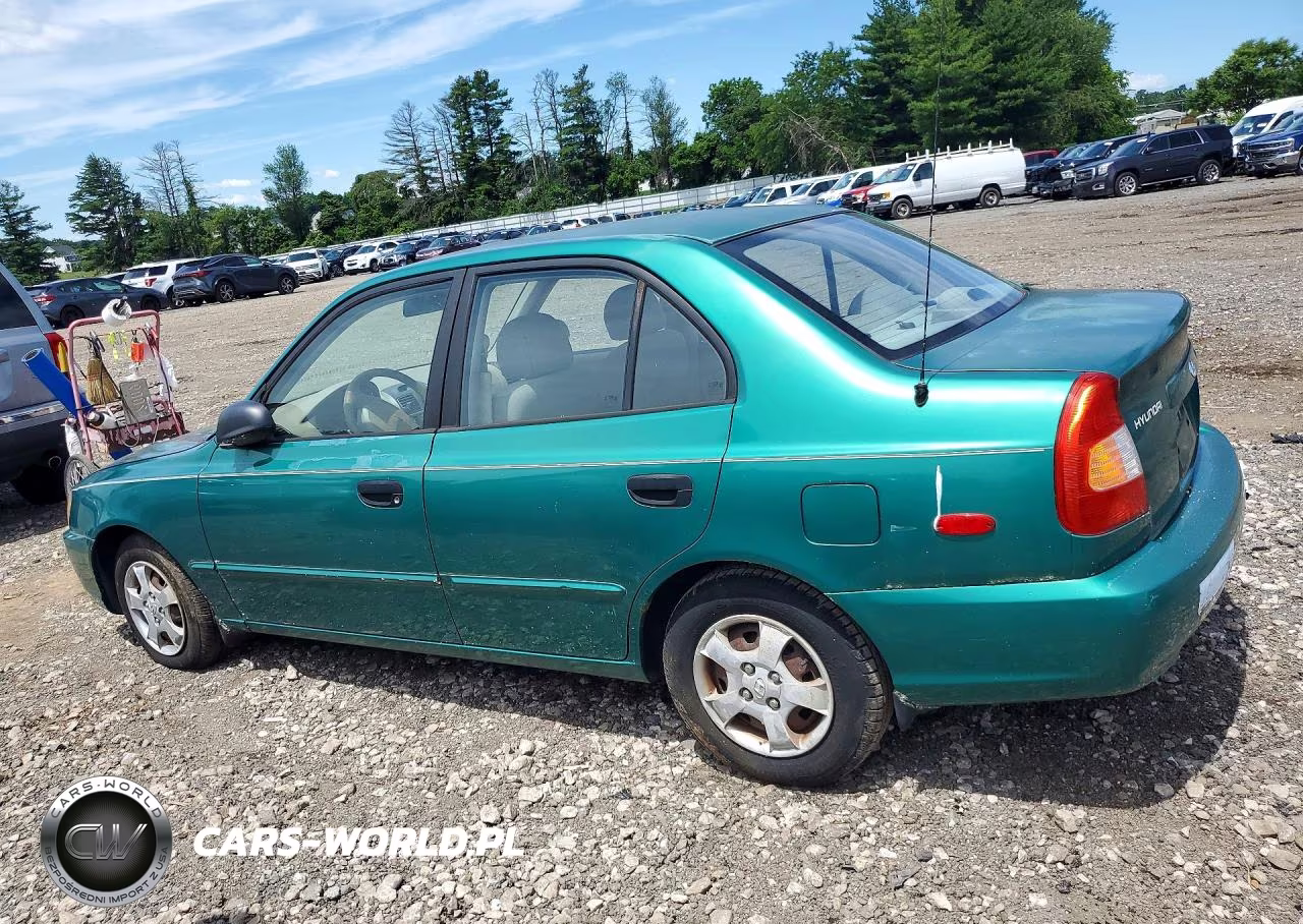 2001 Hyundai Accent Gl VIN:KMHCG45C91U169698 - 2