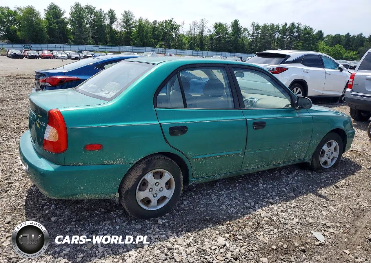 2001 Hyundai Accent Gl VIN:KMHCG45C91U169698 - 3