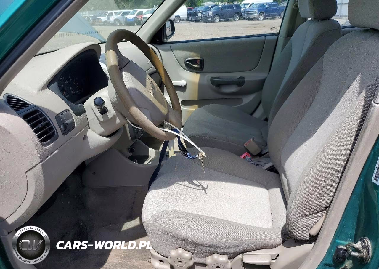 2001 Hyundai Accent Gl VIN:KMHCG45C91U169698 - 7