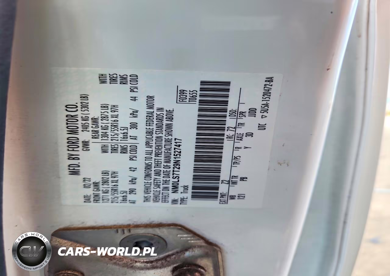 2022 Ford Transit Connect Xlt VIN:NM0LS7T29N1527417 - 13