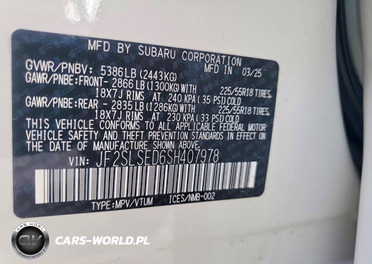 2025 Subaru Forester Premium VIN:JF2SLSED6SH407978 - 13