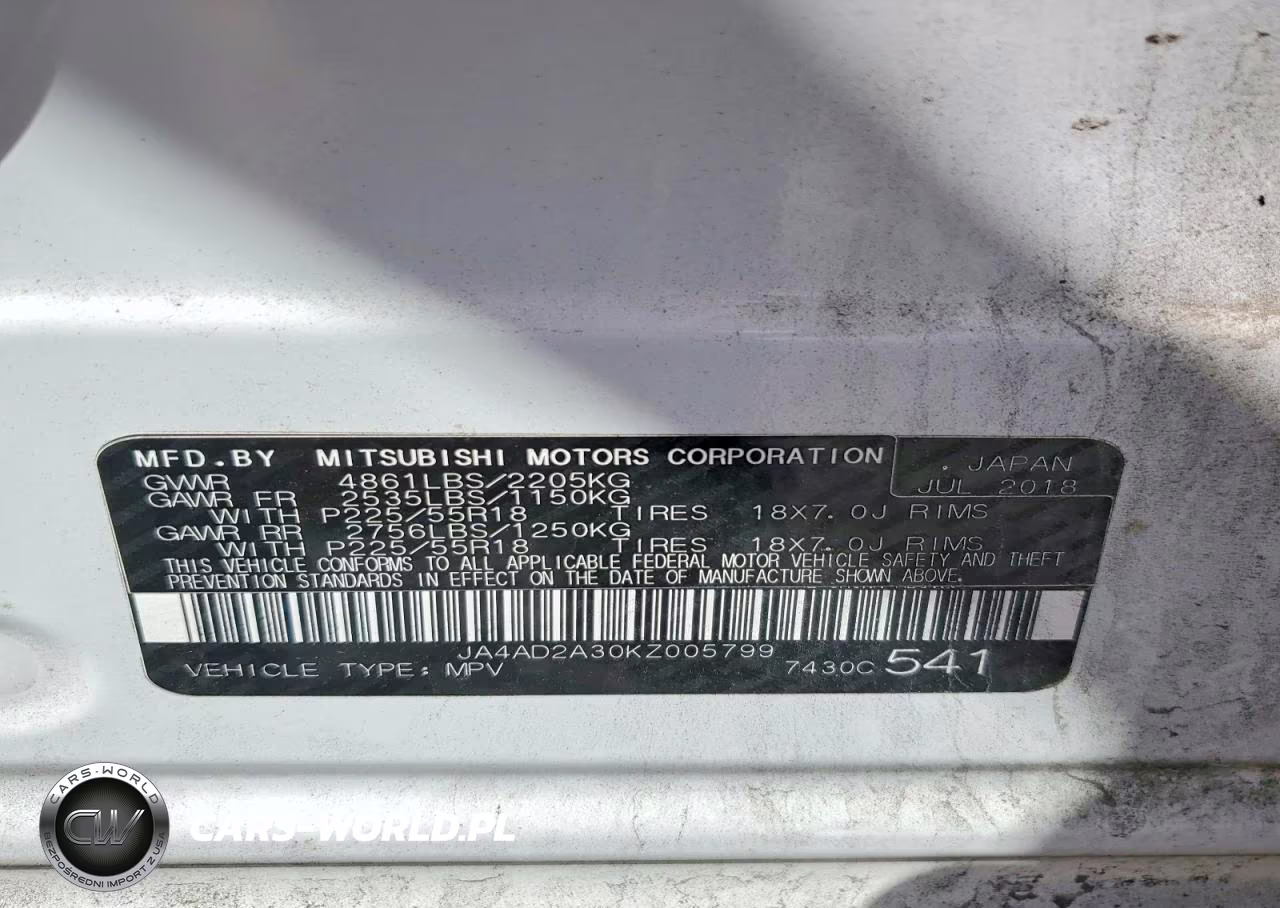 2019 Mitsubishi Outlander Es VIN:JA4AD2A30KZ005799 - 13