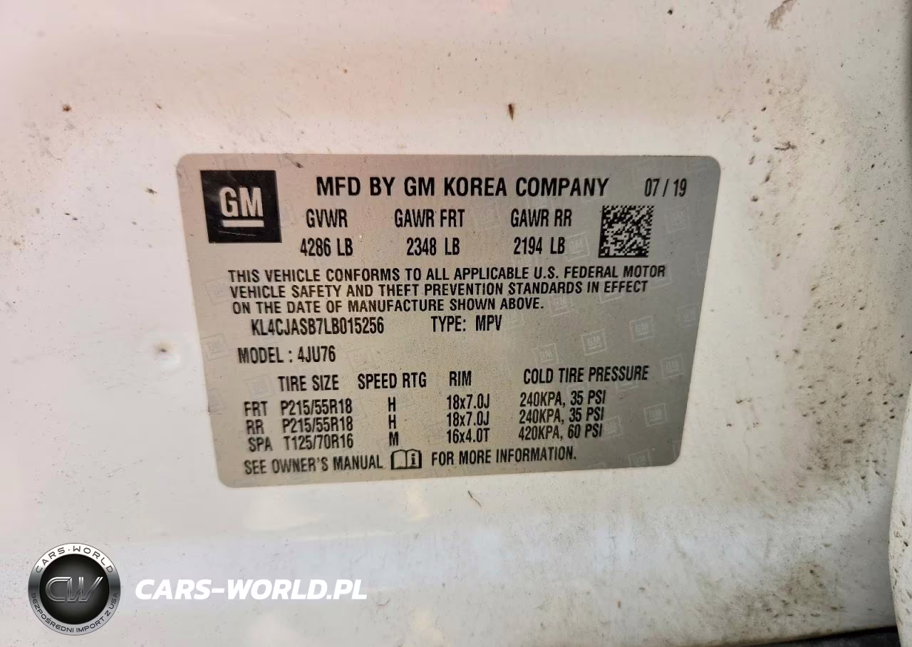 2020 Buick Encore Preferred VIN:KL4CJASB7LB015256 - 12