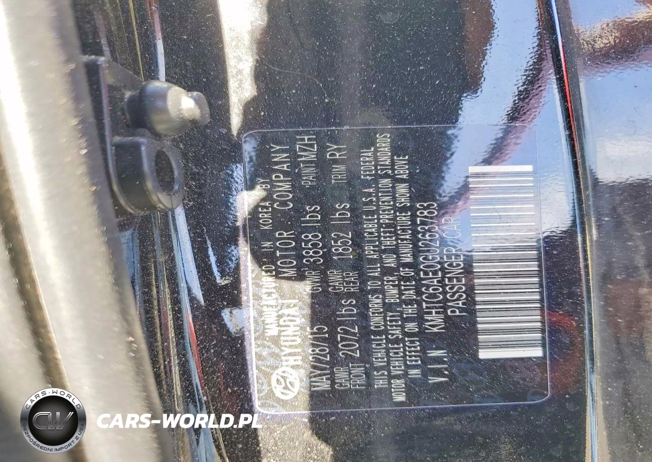 2016 Hyundai Veloster Turbo VIN:KMHTC6AE0GU263783 - 12