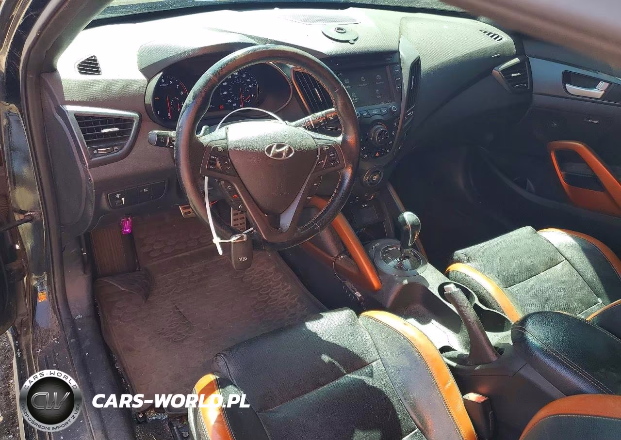 2016 Hyundai Veloster Turbo VIN:KMHTC6AE0GU263783 - 8