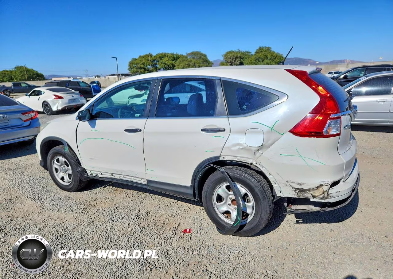 2015 Honda Cr-V Lx VIN:5J6RM3H32FL025446 - 2