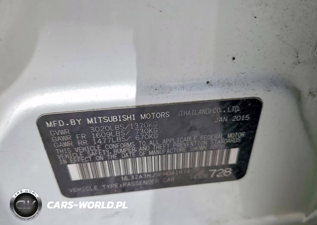 2015 Mitsubishi Mirage De VIN:ML32A3HJ9FH041874 - 12