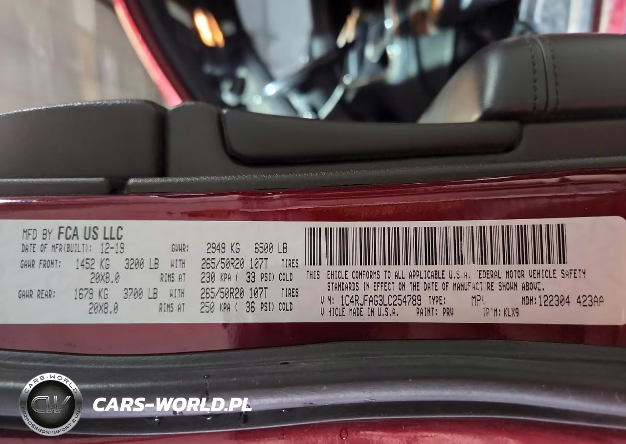 2020 Jeep Grand Cherokee Laredo VIN:1C4RJFAG3LC254789 - 12
