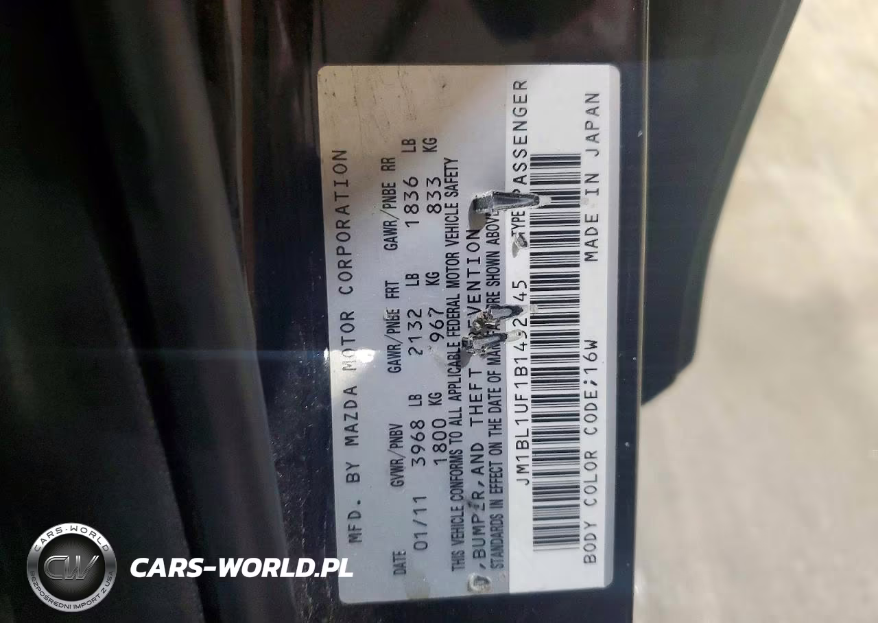 2011 Mazda 3 I VIN:JM1BL1UF1B1452945 - 12