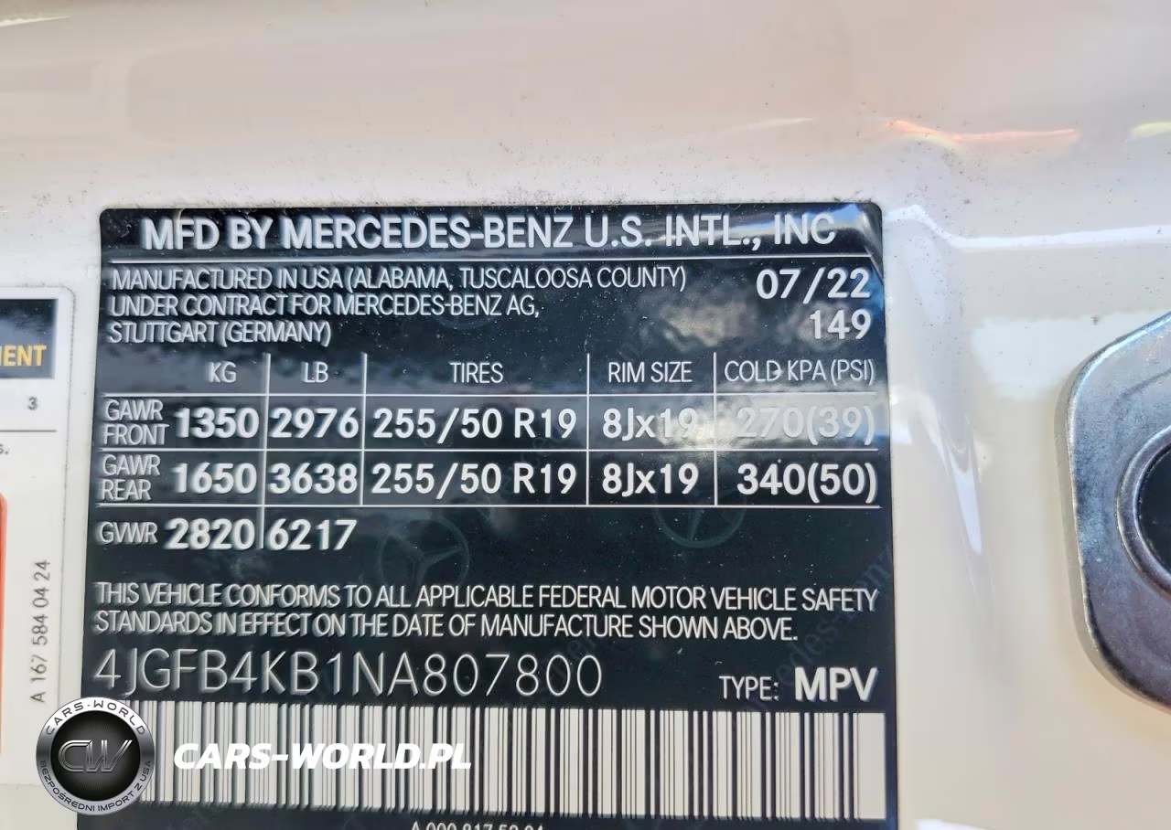 2022 Mercedes-Benz Gle 350 VIN:4JGFB4KB1NA807800 - 13