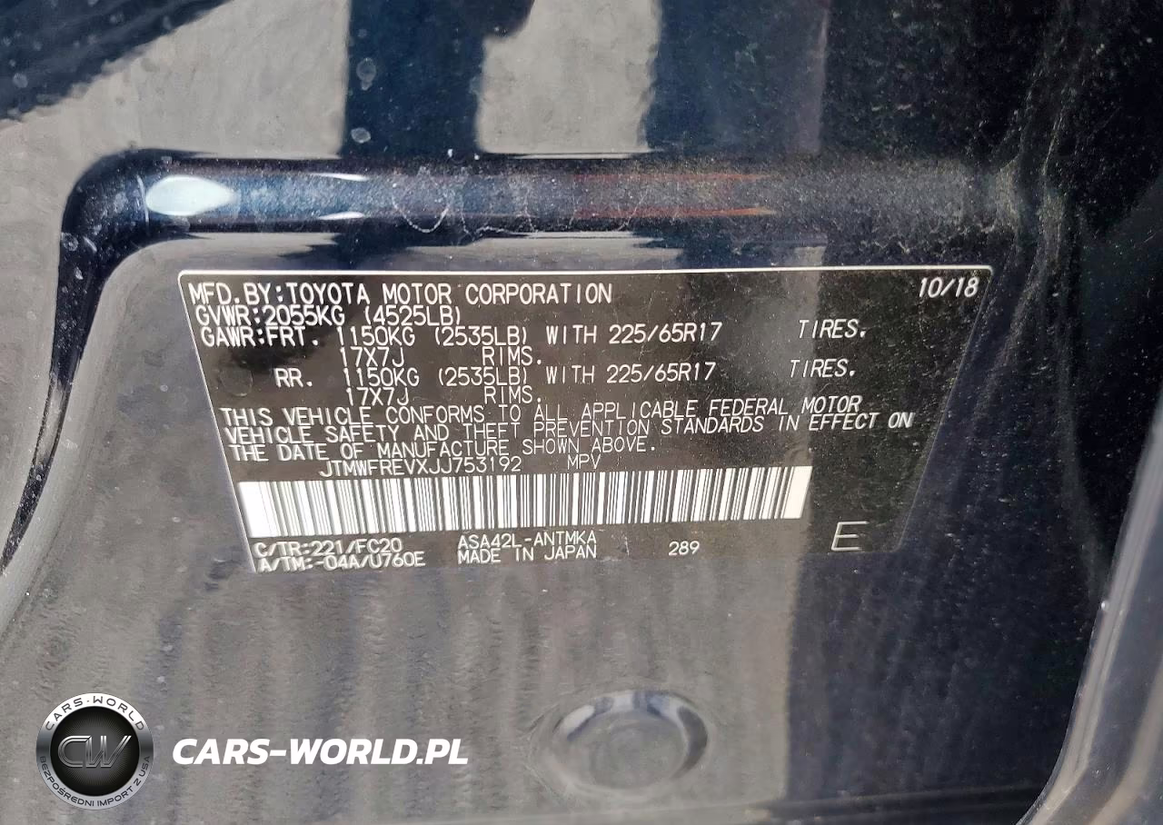 2018 Toyota Rav4 Xle VIN:JTMWFREVXJJ753192 - 14