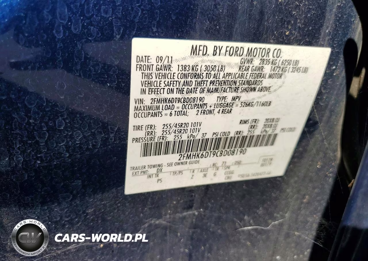 2012 Ford Flex Limited VIN:2FMHK6DT9CBD08190 - 14