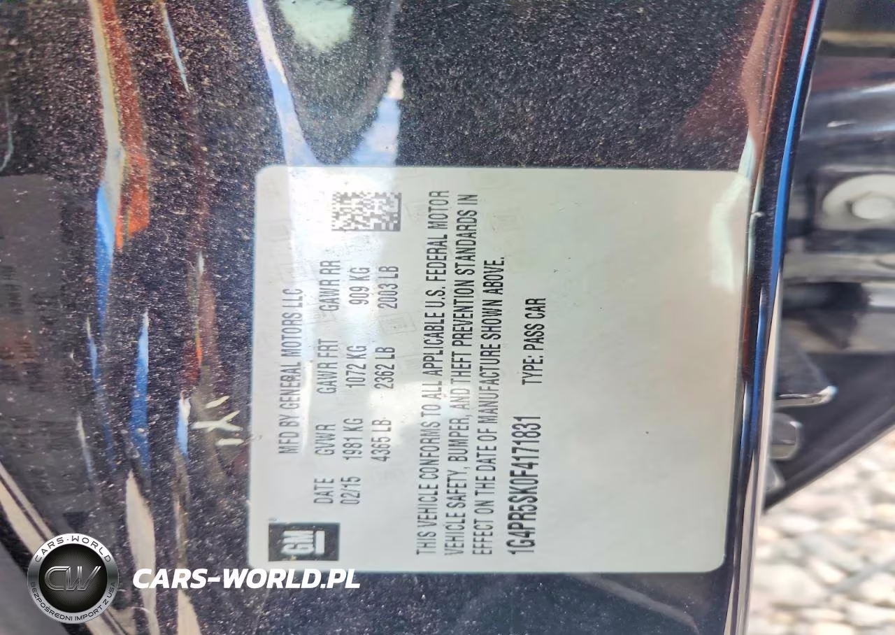 2015 Buick Verano Convenience VIN:1G4PR5SK0F4171831 - 12