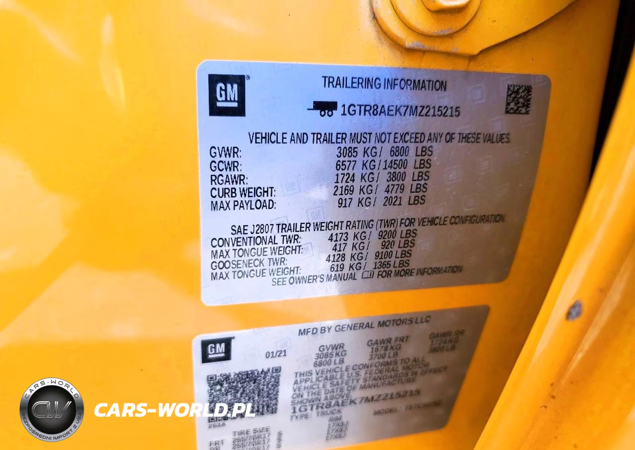 2021 GMC Sierra 1500 2Wd Standard Box VIN:1GTR8AEK7MZ215215 - 12
