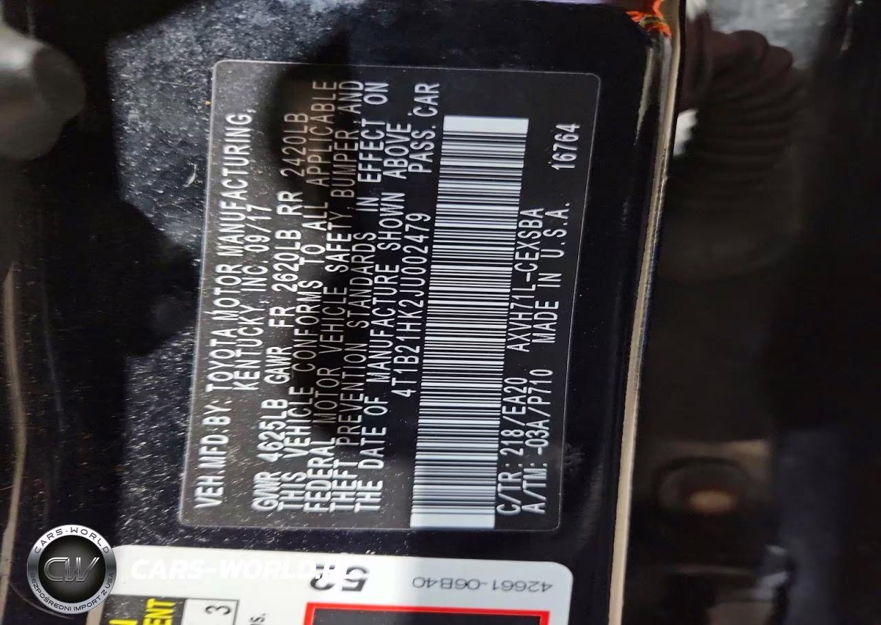 2018 Toyota Camry Hybrid Se VIN:4T1B21HK2JU002479 - 12