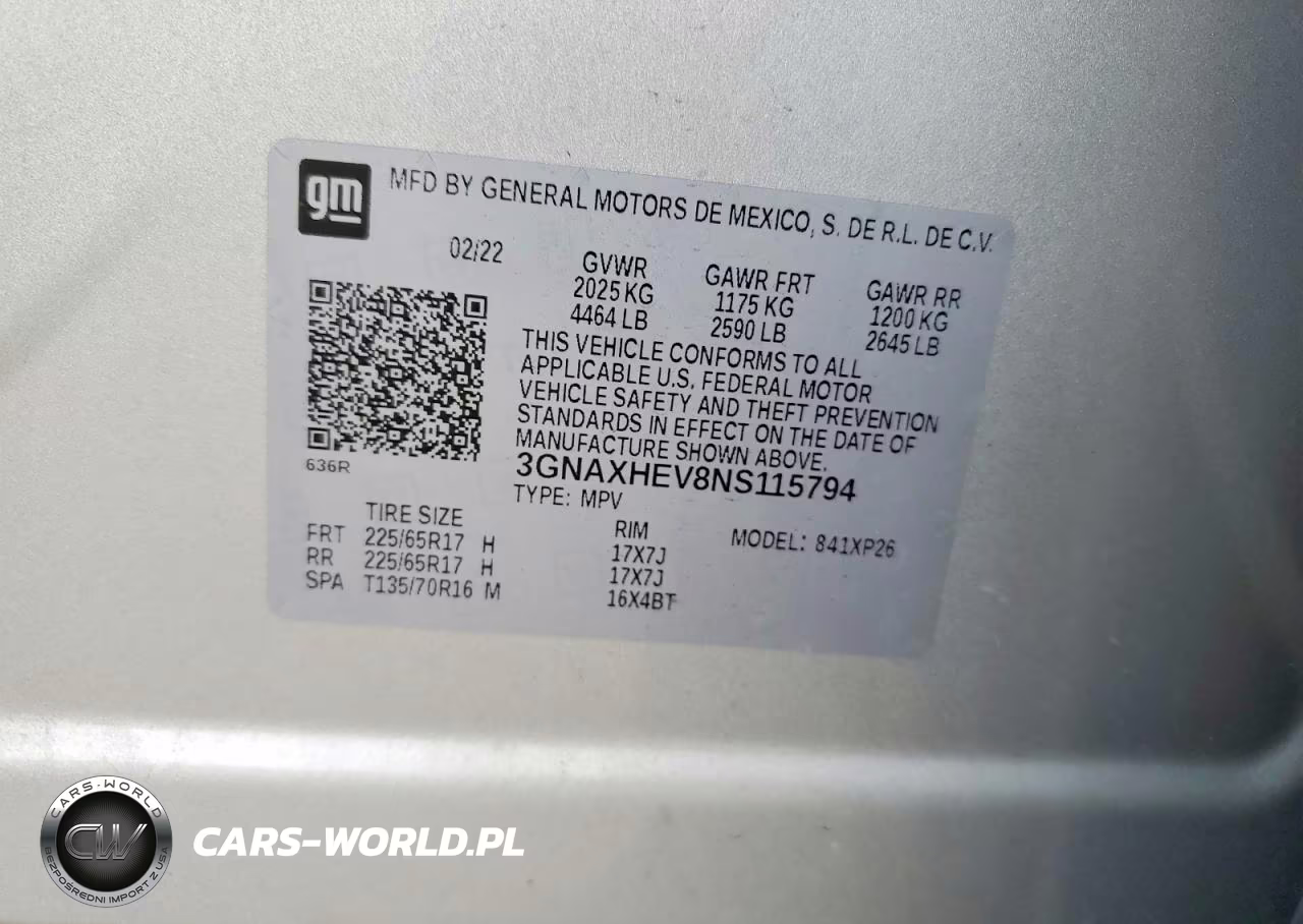2022 Chevrolet Equinox Ls VIN:3GNAXHEV8NS115794 - 13