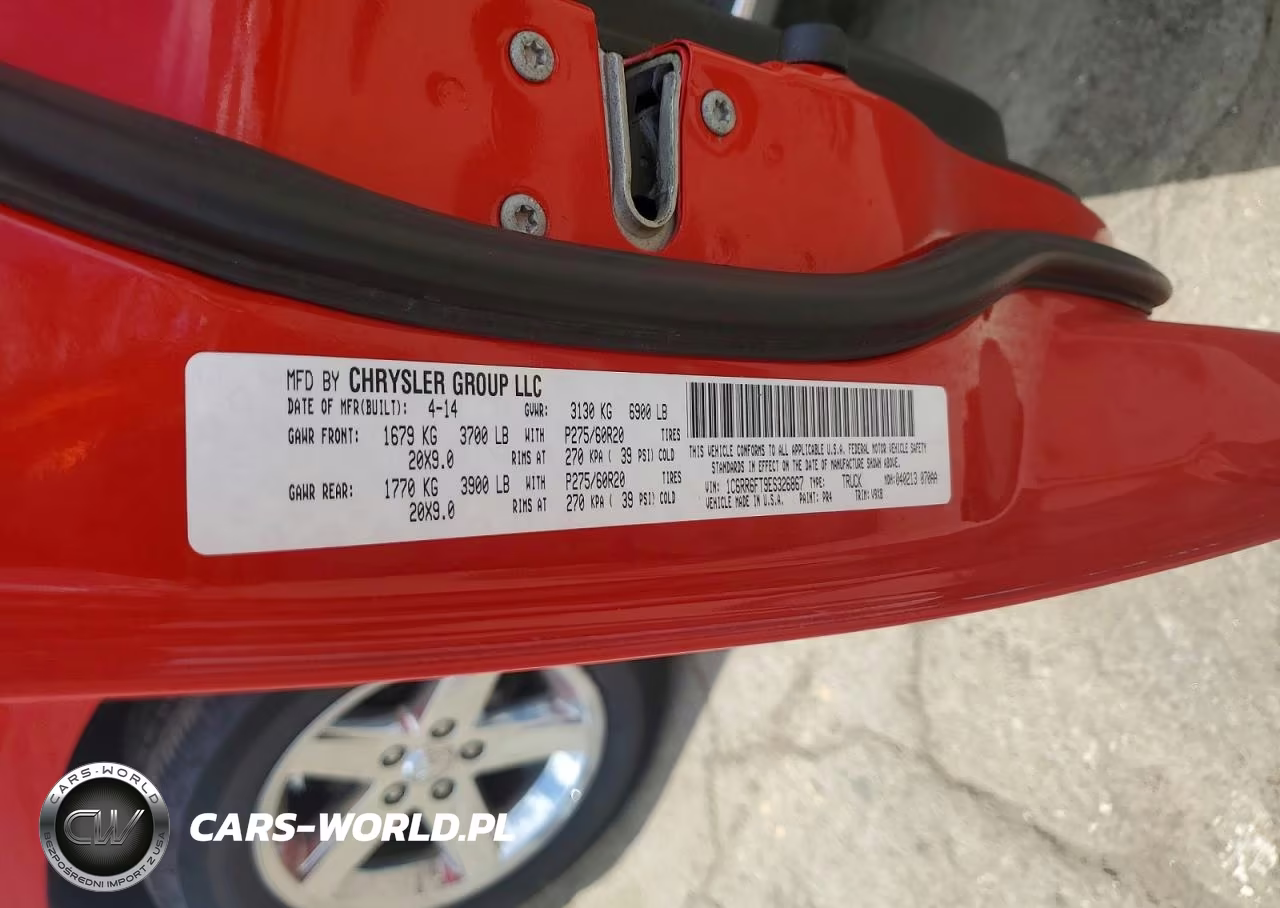 2014 Ram 1500 St VIN:1C6RR6FT9ES326867 - 12
