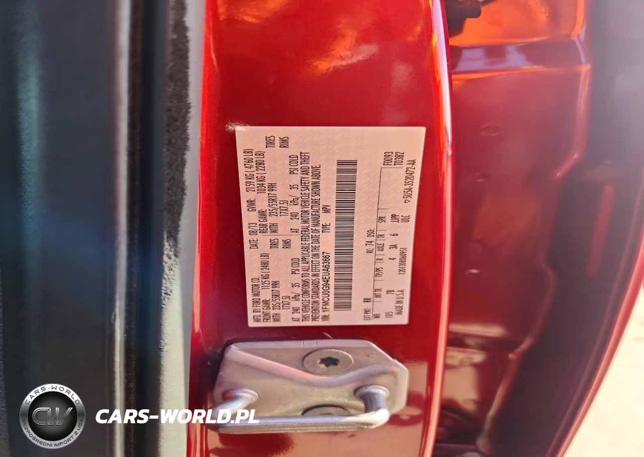 2014 Ford Escape Se VIN:1FMCU0G94EUA63667 - 13