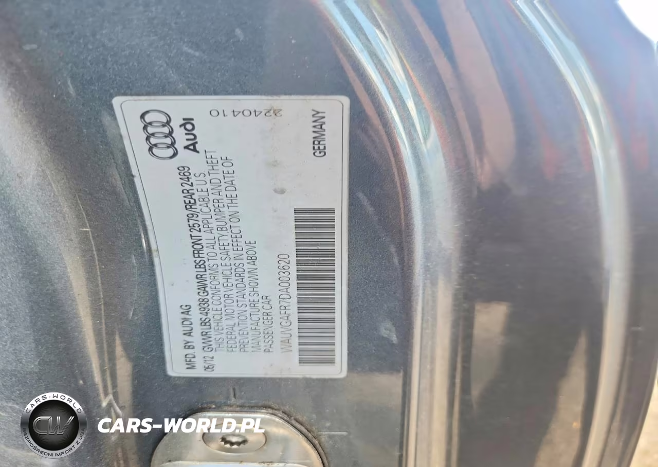 2013 Audi S5 Prestige VIN:WAUVGAFR7DA003620 - 12